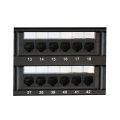 Dual IDC RJ45 48 Porta cat6 patch panel